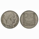 Frankreich  20 Francs 1934 Rep. Francaise