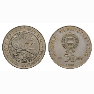 Ungarn 50 Forint 1988 Roter Falke