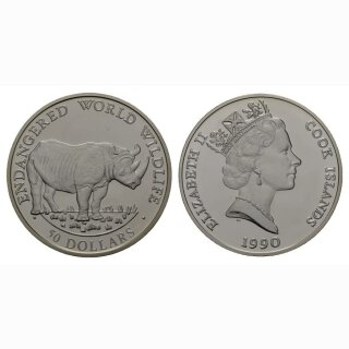 Cook Island 50 Dollars 1990 Nashorn