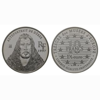 Frankreich  10 Francs / 1 1/2 Euro 1997 Dürer