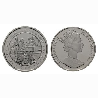 Isle of Man 10 Euro 1997 Franz Schubert