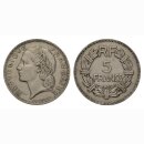 Frankreich  5 Francs 1933