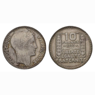 Frankreich 10 Francs 1933
