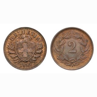 Schweiz 2 Rappen 1938