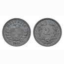 Schweiz 2 Rappen 1945