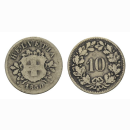 Schweiz 10 Rappen 1850