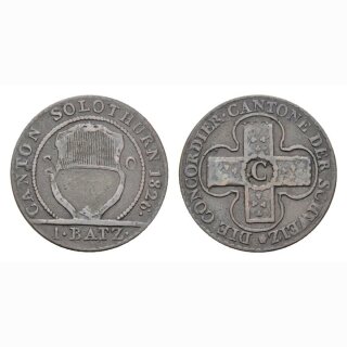 Solothurn Batzen 1826 Kantonsmünze