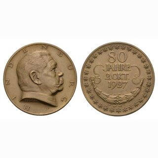 1927 Deutschland Hindenburg 80 Jahre
