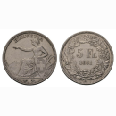 Schweiz 5 Franken 1851 A Sitzende Helvetia