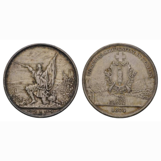 Schweiz 5 Franken 1874 St. Gallen