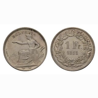 Schweiz 5 Franken  1851 A