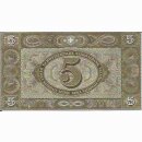 5 Franken Note Tell 1952 ungefaltet
