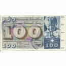 100 Franken Note St. Martin 1965 gebraucht