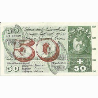 Schweiz 50 Franken 1971, 10 Februar Apfelernte