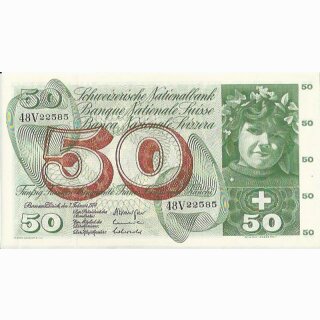 Schweiz 50 Franken 1974, 7. Februar Apfelernte