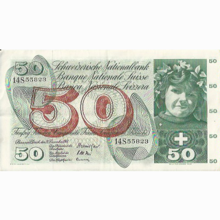 Schweiz 50 Franken 1961, 21. Dezember Apfelernte