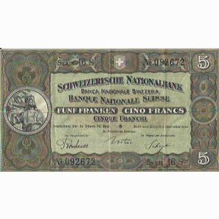 Schweiz 5 Franken 1926, 2. Dezember Tell