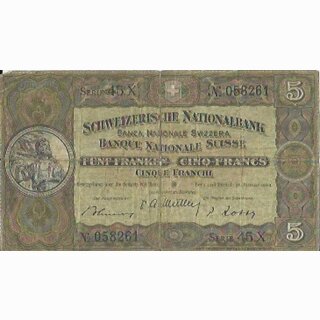 Schweiz 5 Franken 1949, 20. Januar Tell
