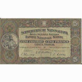 Schweiz 5 Franken 1947, 16. Oktober Tell