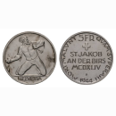 Schweiz 5 Franken 1944 B St. Jakob