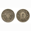 Schweiz 5 Rappen  1873 B