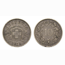 Schweiz 10 Rappen 1876 B
