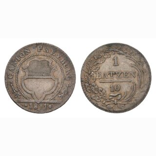 Freiburg 1 Batzen  1811