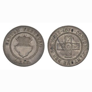 Freiburg 1/2 Batzen 1830