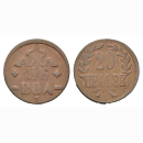 Deutsch Ostafrika 20 Heller 1916 DOA T