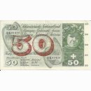 50 Franken Note Apfelernte 1973  gebraucht+