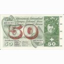 50 Franken Note Apfelernte 1974  wenig gebraucht+