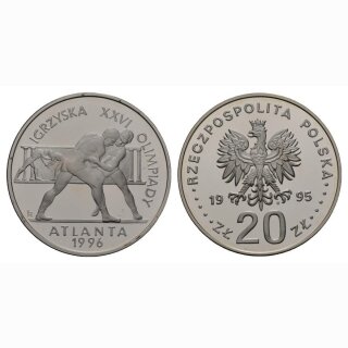 Polen  20 Zloty 1995 Ringen