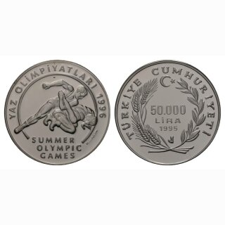 Türkei 50000 Lira 1995 Ringen