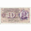 10 Franken Note Keller1963 gebraucht