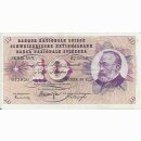 10 Franken Note Keller1963 gebraucht+