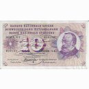 10 Franken Note Keller1972 gebraucht +