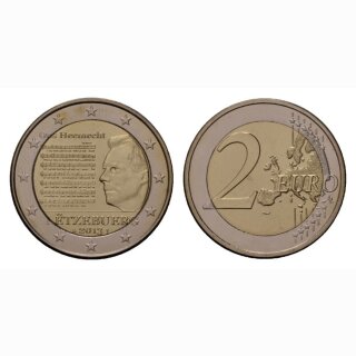 Luxemburg 2 Euro 2013 Nationalhymme