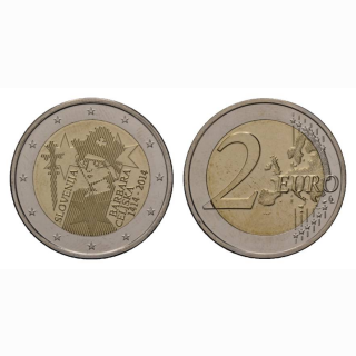 Slowenien 2 Euro 2014 Barbara con Chilli BI