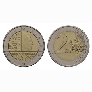 Luxemburg 2 Euro 2014 Unabhängigkeit