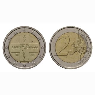 Belgien 2 Euro 2014 Rotes Kreuz