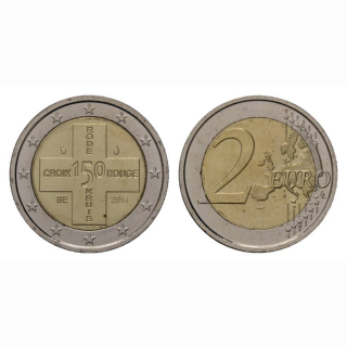 Belgien 2 Euro 2014 Rotes Kreuz