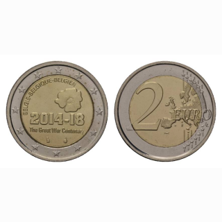 Belgien 2 Euro 2014 100 Jahre 1. Weltgkrieg