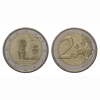 Luxemburg 2 Euro 2015 15 Jahre Henri