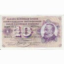 10 Franken Note Keller1977 wenig gebraucht
