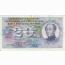 20 Franken Note Dufour 1956 gebraucht