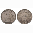 Schweiz 5 Franken 1850 A Sitzende Helvetia