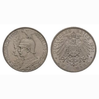 Deutschland Preussen 2 Mark 1901 A Wilhelm II
