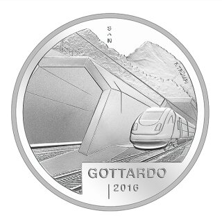 Schweiz 20 Franken 2016 B Gotthardo