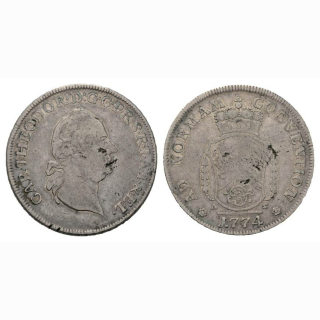 Deutschland Pfalz Taler 1774 AS Karl Theodor