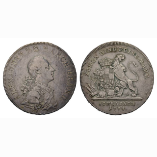 Deutschland Brandenburg Ansbach Taler 1774 G